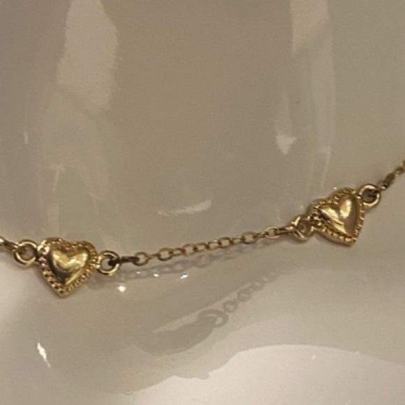 Gold Heart Necklace - Picture 3 of 5